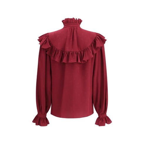 Saint Laurent Multicolor Silk Blouse